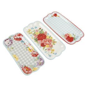 3-Piece Ceramic Serving Platter Set