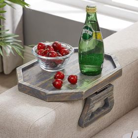 Clip Tray, Sofa Tray Table, Clip Couch Table, Folding Organizer for Remote, Phone, Drinkings and Snacks